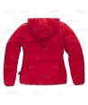 Cazadora combinada GÏLLD con capucha Roc-Neige para mujer color rojo
