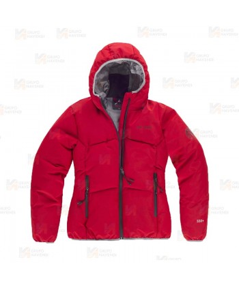 Cazadora combinada GÏLLD con capucha Roc-Neige para mujer color rojo