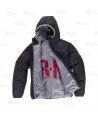 Cazadora combinada GÏLLD con capucha Roc-Neige para mujer color negro