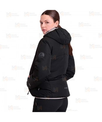 Cazadora combinada GÏLLD con capucha Roc-Neige para mujer color negro