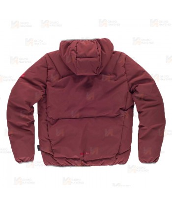 Cazadora combinada GÏLLDUM con capucha Roc-Neige color granate