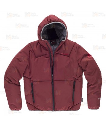 Cazadora combinada GÏLLDUM con capucha Roc-Neige color granate