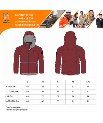 Cazadora combinada GÏLLDUM con capucha Roc-Neige color oro