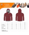 Cazadora combinada GÏLLDUM con capucha Roc-Neige color oro