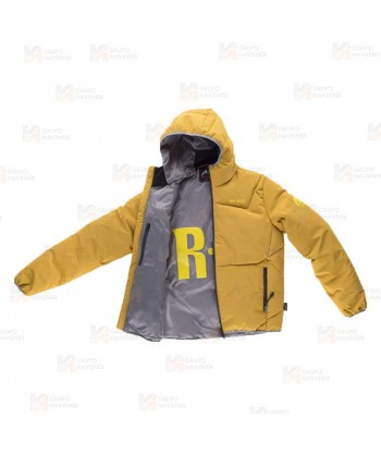 Cazadora combinada GÏLLDUM con capucha Roc-Neige color oro