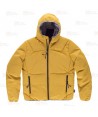 Cazadora combinada GÏLLDUM con capucha Roc-Neige color oro