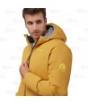 Cazadora combinada GÏLLDUM con capucha Roc-Neige color oro
