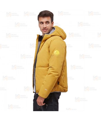 Cazadora combinada GÏLLDUM con capucha Roc-Neige color oro
