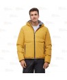 Cazadora combinada GÏLLDUM con capucha Roc-Neige color oro