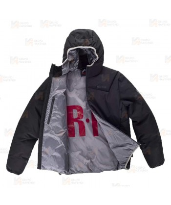 Cazadora combinada GÏLLDUM con capucha Roc-Neige color negro