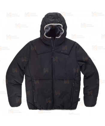 Cazadora combinada GÏLLDUM con capucha Roc-Neige color negro
