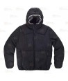 Cazadora combinada GÏLLDUM con capucha Roc-Neige color negro