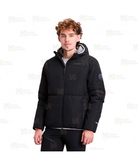Cazadora combinada GÏLLDUM con capucha Roc-Neige color negro