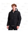 Cazadora combinada GÏLLDUM con capucha Roc-Neige color negro