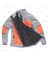 Cazadora softshell deportiva bicolor para mujer