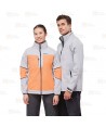 Cazadora softshell deportiva bicolor para mujer