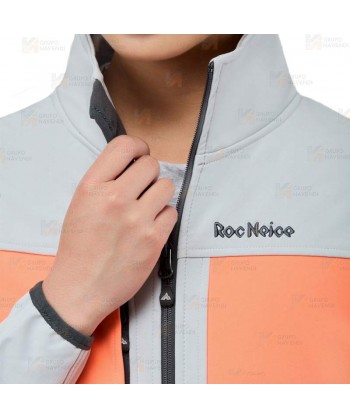 Cazadora softshell deportiva bicolor para mujer