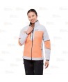 Cazadora softshell deportiva bicolor para mujer