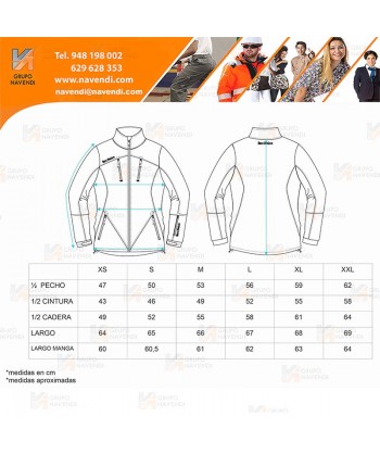 Cazadora softshell deportiva bicolor para mujer