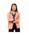 Cazadora softshell deportiva bicolor para mujer