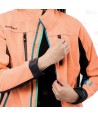 Cazadora softshell deportiva bicolor para mujer
