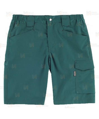 Bermuda multibolsillos con tejido bielástico   color verde