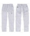 Pantalón de trabajo, bielástico y multibolsillos color blanco
