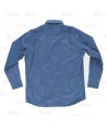 Camisa vaquera de manga larga con bolsillos   -Hombre-