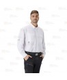 Camisa manga larga transpirable tipo safari color blanca