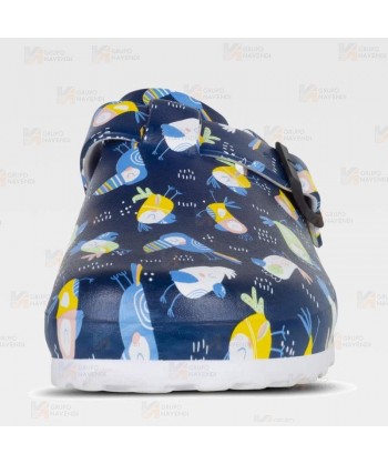 Zueco estampado, ultraligero y ergonómico, en plástico EVA