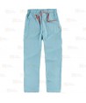 Conjunto sanitario unisex de casaca y pantalón con tejido elástico color verde agua