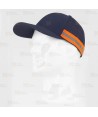 Gorra con cinta reflectante-fluorescente. Ajuste trasero con velcro.