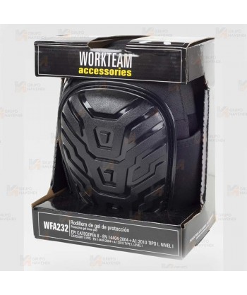 Rodilleras de gel con forro de neopreno y doble sujeción
