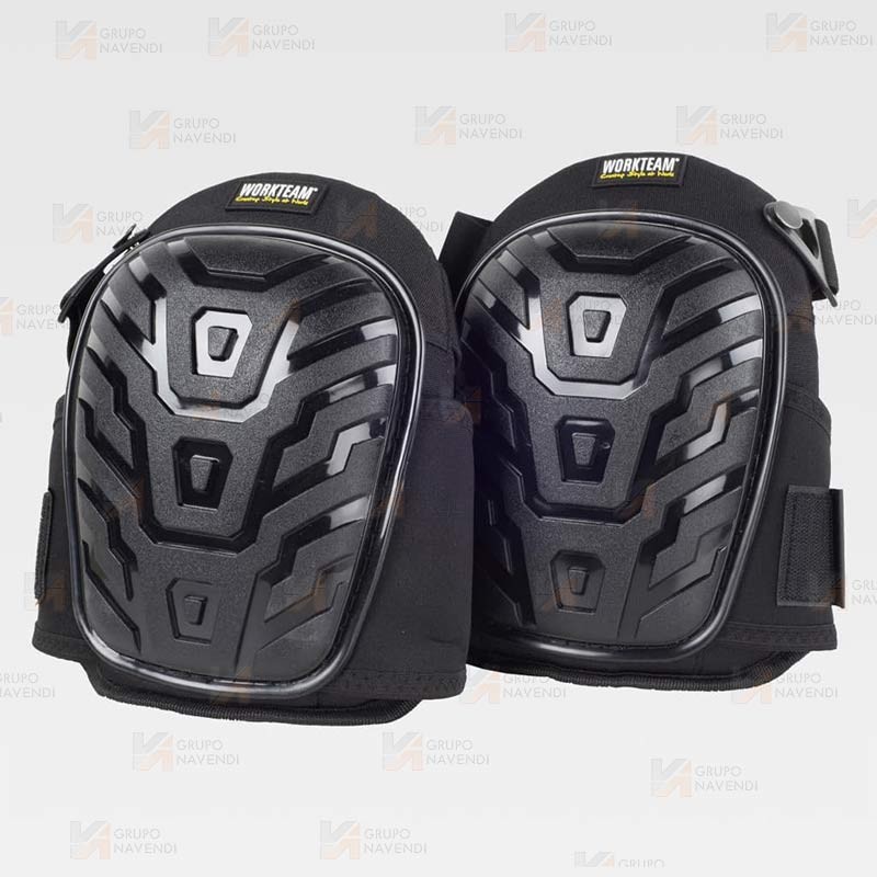 Rodilleras de gel con forro de neopreno y doble sujeción