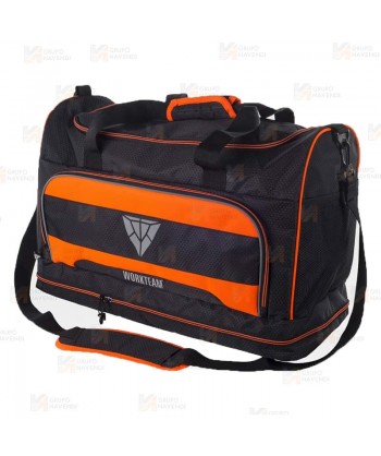 Bolsa para transporte de equipaciones (60 Litros) color negro/naranja flúor