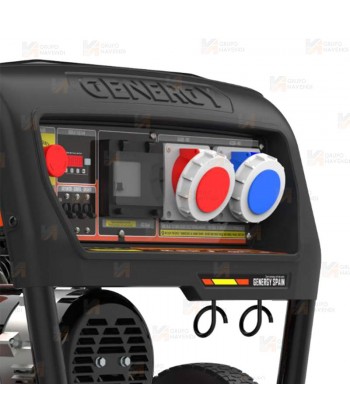 Generador trifásico a gasolina 4T (9.200W) homologado seguridad