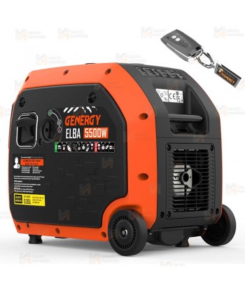 Generador Inverter insonorizado a gasolina de 5.500W con control remoto