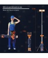 Torre telescópica portátil de iluminación led (12.000 lúmenes)