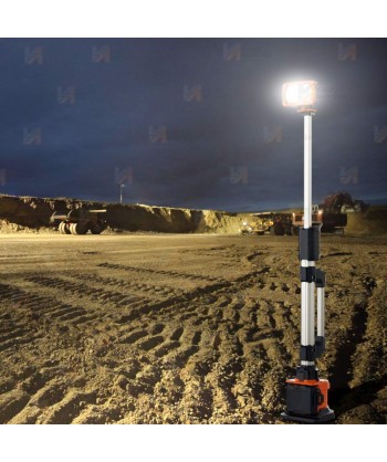 Torre telescópica portátil de iluminación led (4.000 lúmenes)