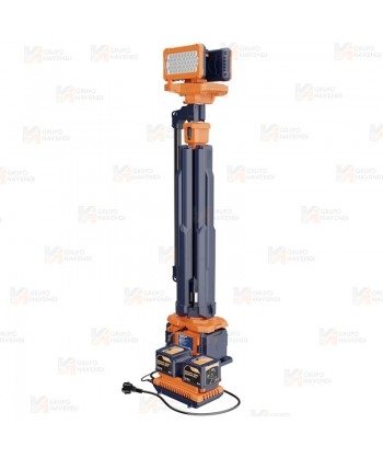 Torre telescópica portátil de iluminación led (14.000 lúmenes)