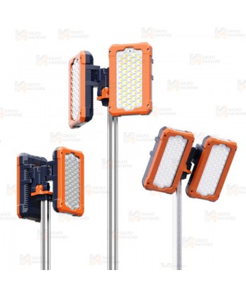 Torre telescópica portátil de iluminación led (14.000 lúmenes)