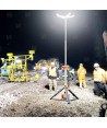Torre telescópica portátil de iluminación esférica Cenit 300 (14.000 lúmenes)