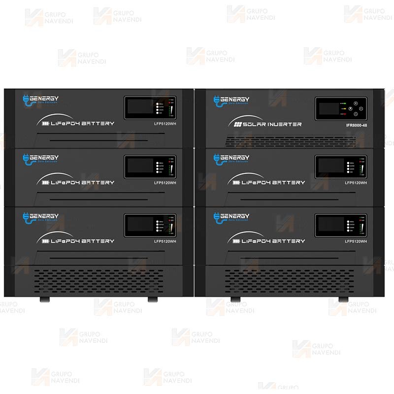 Kit solar completo Genergy GZE25680 25600wh/8000w