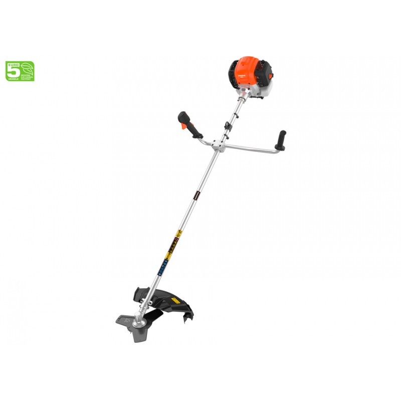 Desbrozadora de 52,8 cc con manillar ergonómico y arnés semiprofesional