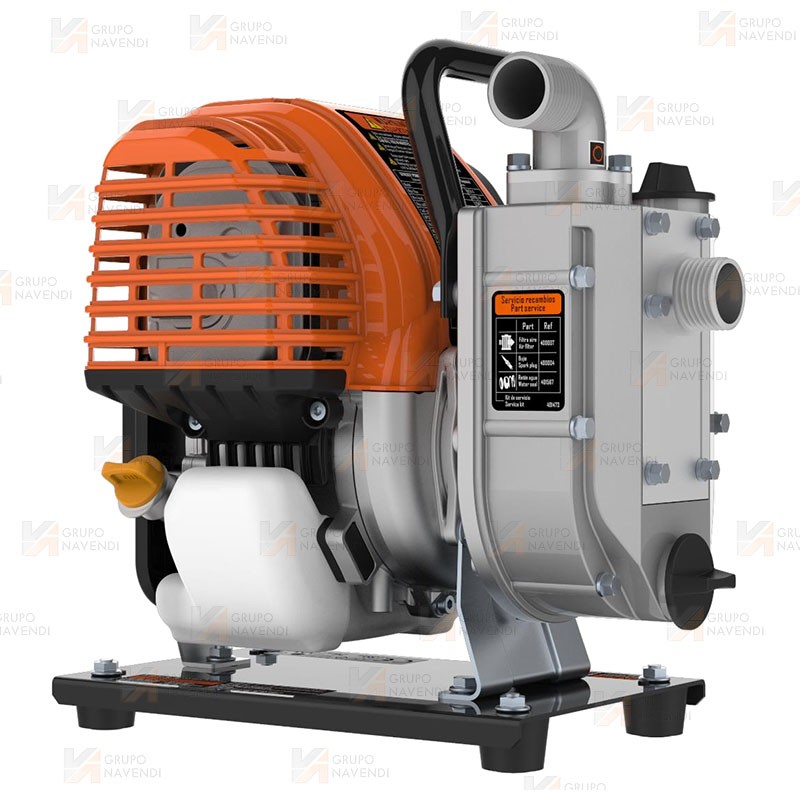 Motobomba portátil para aguas limpias (8.000 l/h) 29 metros