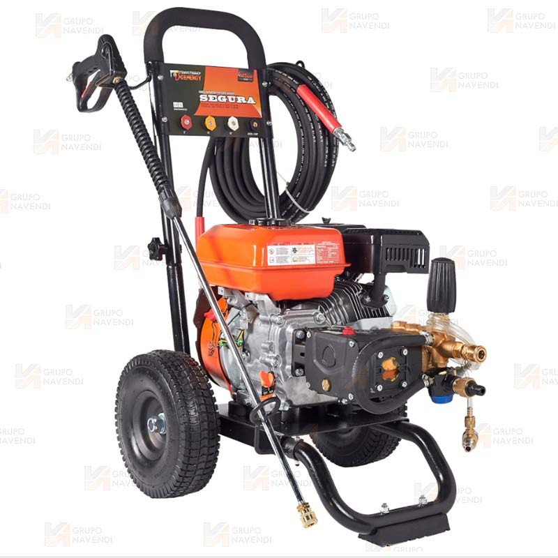 Hidrolimpiadora a gasolina de 208 cc a 175 Bar 684 lit/hora