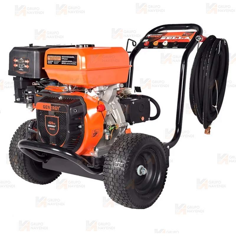Hidrolimpiadora a gasolina de 420 cc a 275 Bar 900 lit/hora