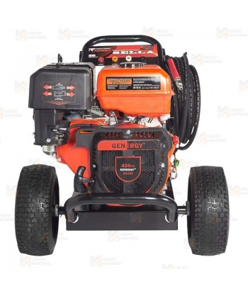 Hidrolimpiadora a gasolina de 420 cc a 275 Bar 900 lit/hora