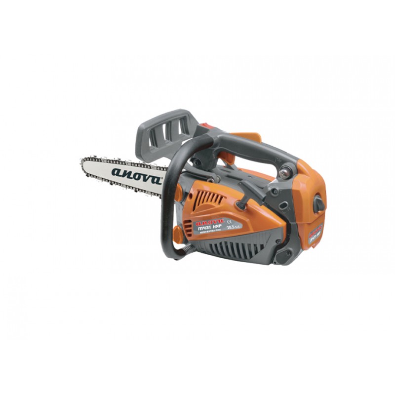 Motosierra poda Anova M430HXP con espada Carving de de 12" y motor de 28,8 cc con 1,3CV - 1 kW