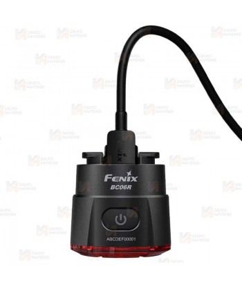 Luz trasera para bicicleta Fenix BC06R (90 lúmenes)